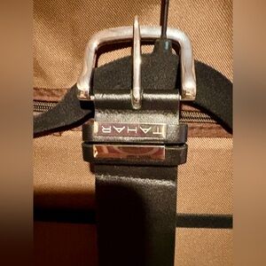 Tahari Black and Brown Men's Belt Bag